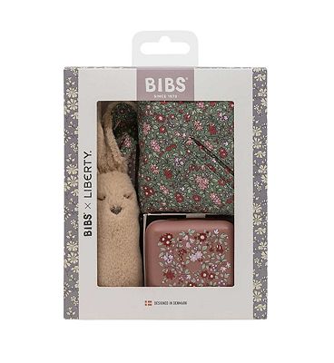 BIBS x Liberty Chamomile Lawn Woodchuck Baby Bundle