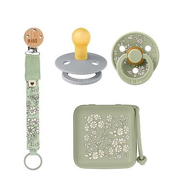 BIBS x Liberty Essentials Gift Set - Capel Sage Size 1