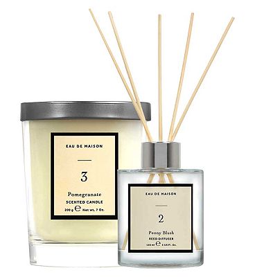 Eau de Maison Pomegranate Candle & Peony Blush Bundle