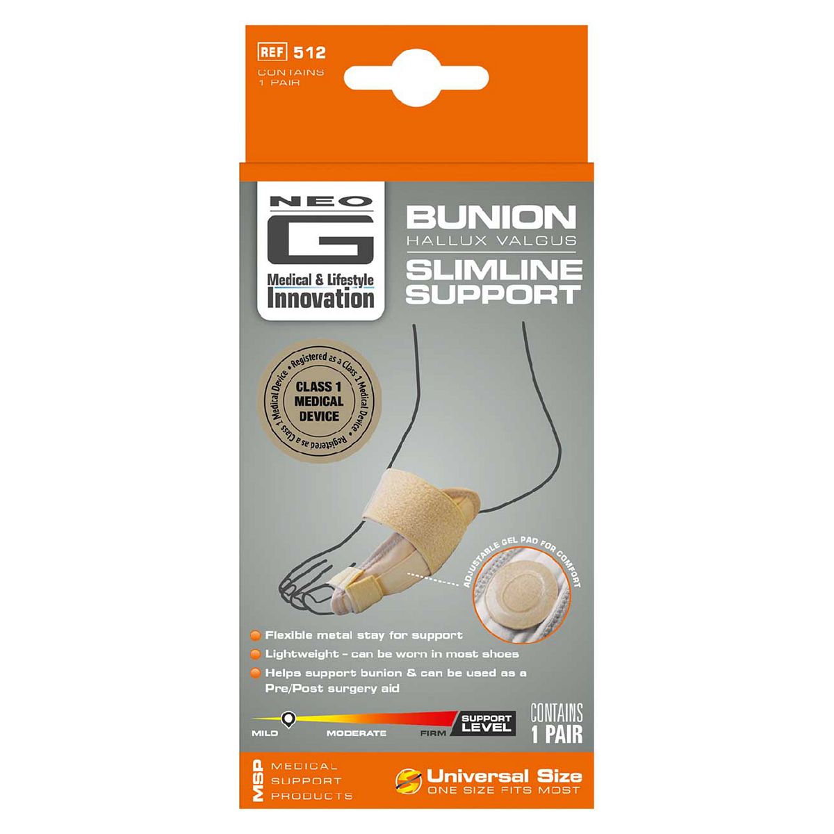 Neo G Bunion Slimline Support