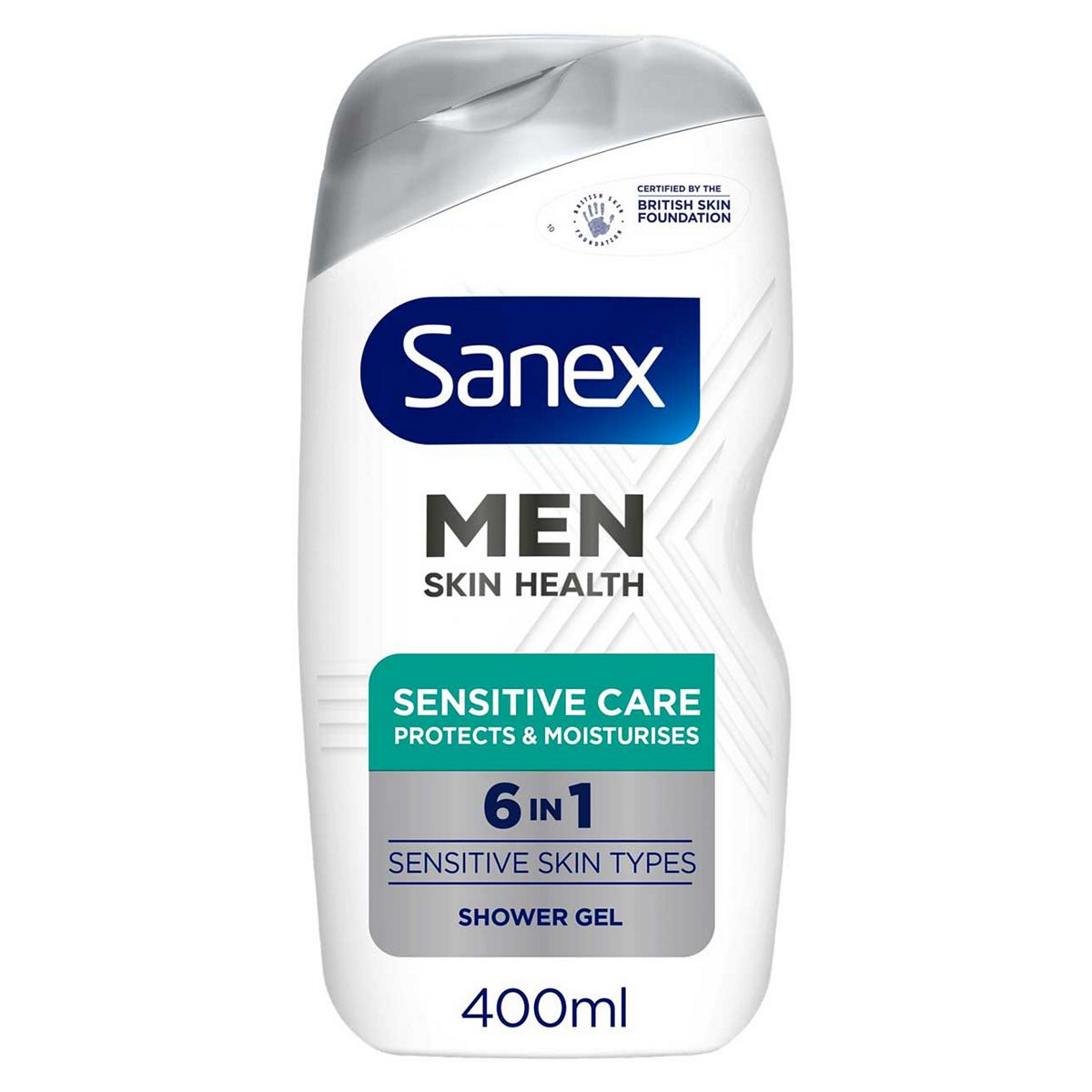 Sanex Shower Gel Men Skin Health Sensitive Care 400ml