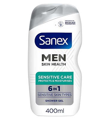 Sanex Men Skin Health Sensitive Care Shower Gel 400ml