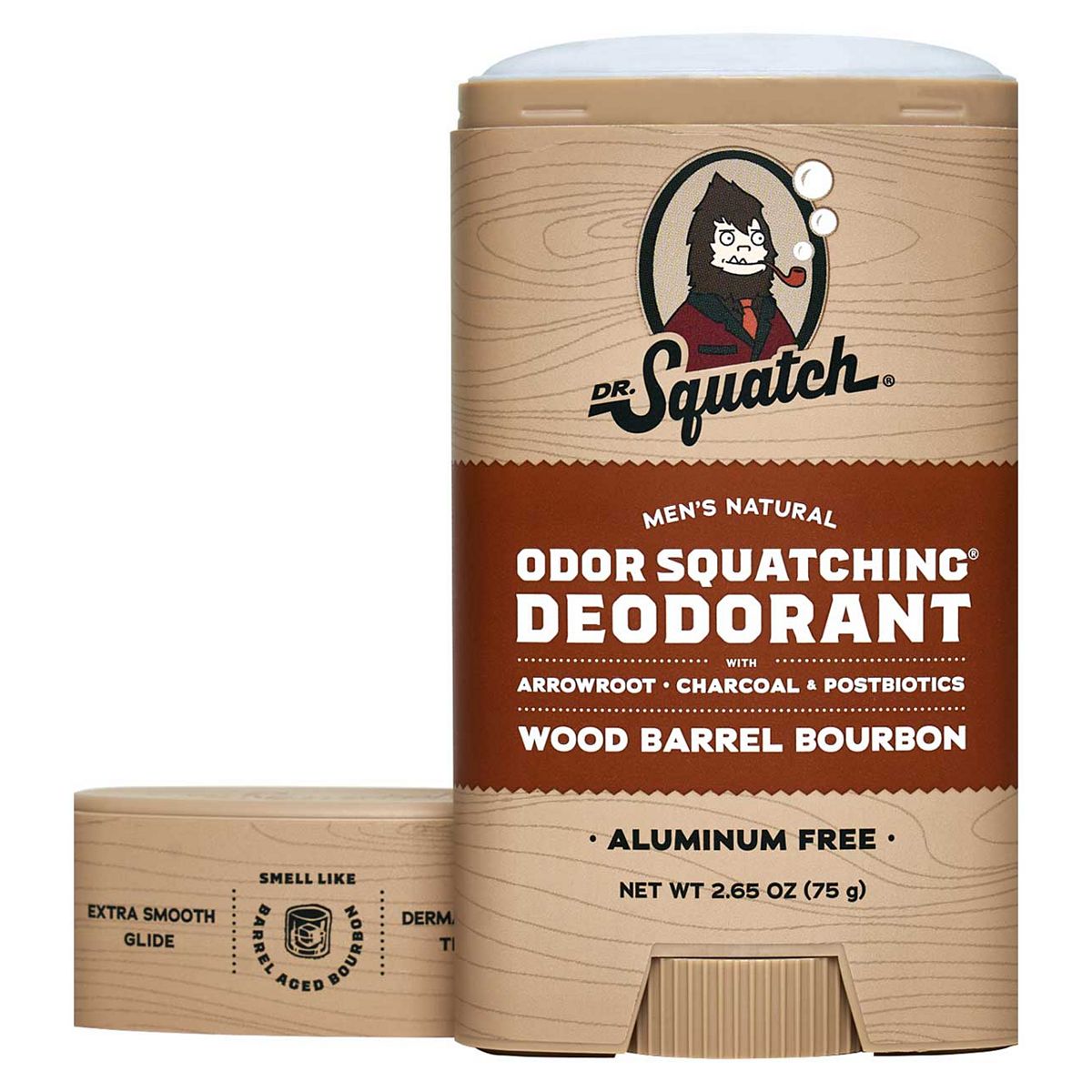 Dr Squatch Dr. Squatch Deodorant Wide Stick Wood Barrel Bourbon 75G