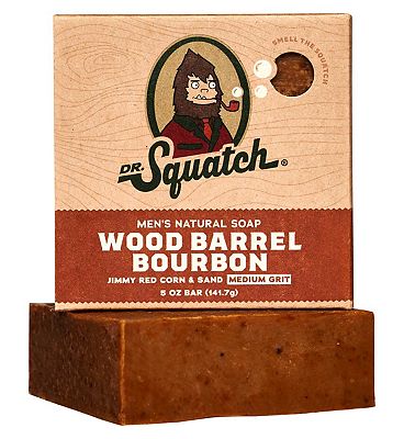 Dr. Squatch Natural Soap Bar Wood Barrel Bourbon 141.7g