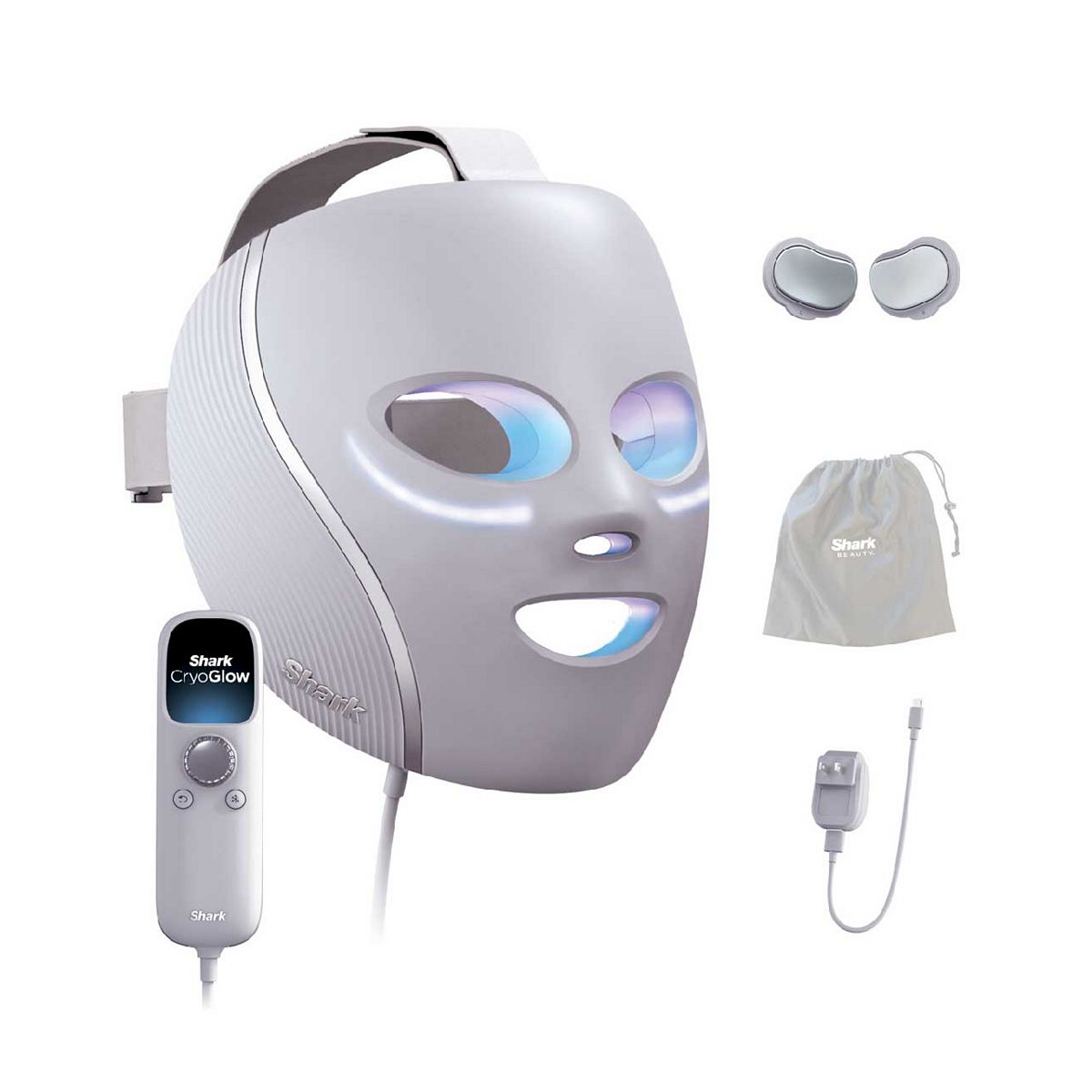 Shark Cryoglow Under-Eye Cooling And Led Anti-Ageing & Blemish Repair Mask Lilac Chill Fw312Ukpl