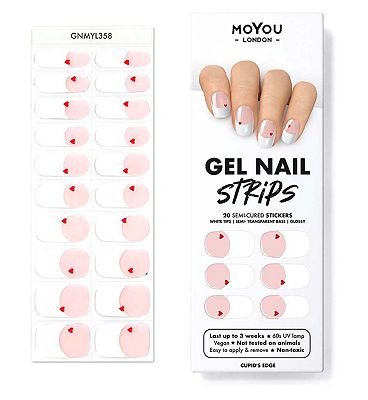 MoYou London Gel Nail Strip - Cupid's Edge