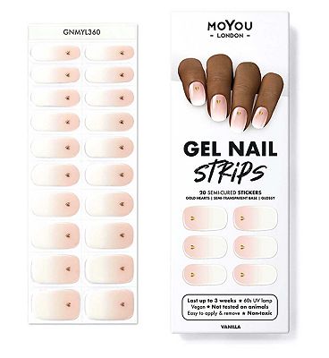 Moyou London Gel Nail Strip - Vanilla