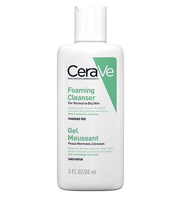 CeraVe Foaming Cleanser for Oily Skin Travel Size 88ml