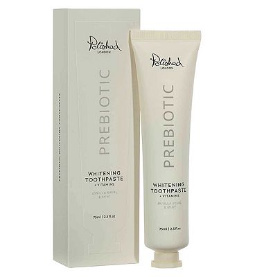 Polished London Whitening Prebiotic Toothpaste - Vanilla Swirl and Mint 75ml