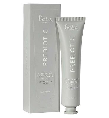 Polished London Whitening Prebiotic Toothpaste - Creamy Coconut Cream and Mint 75ml