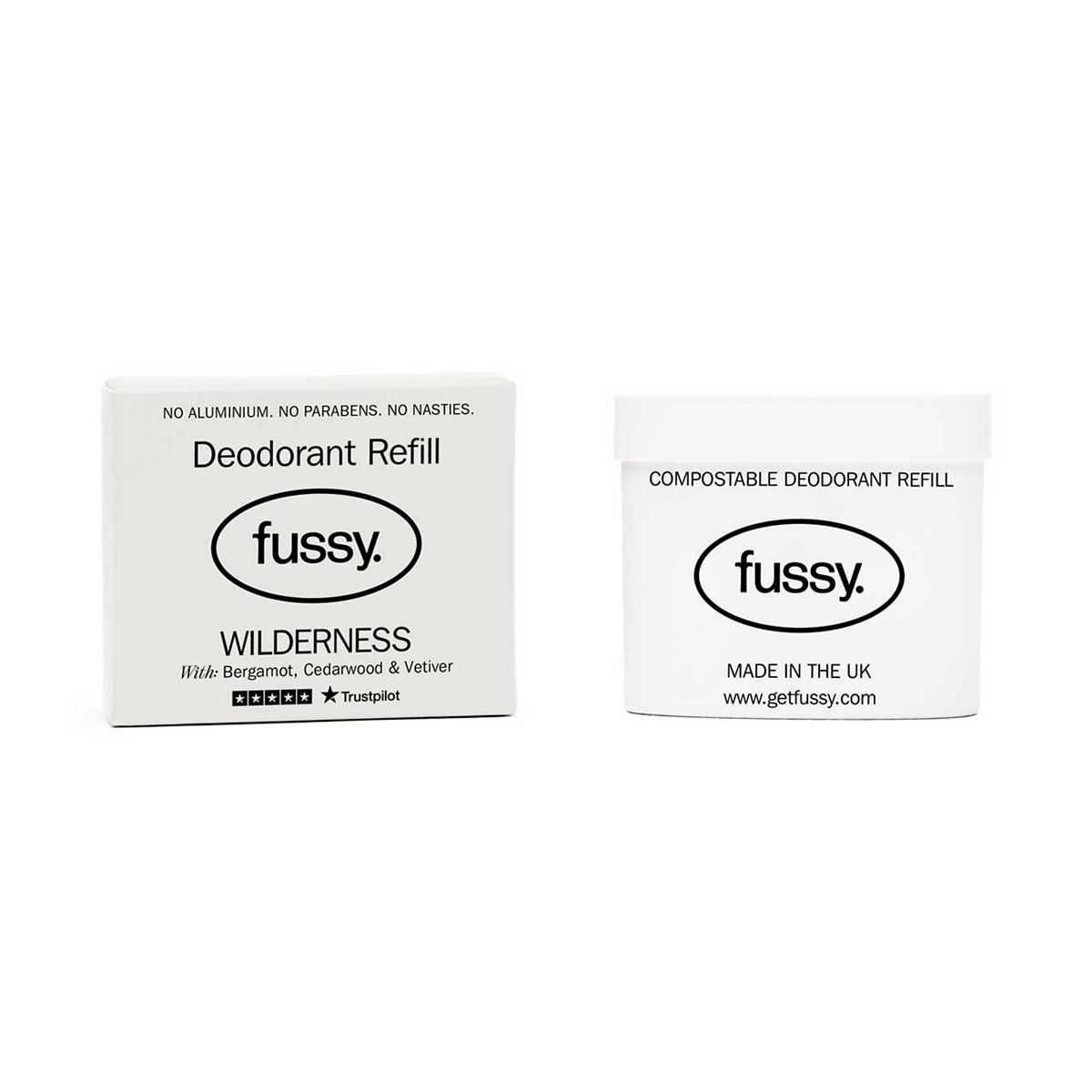 Fussy Deodorant Refill Wilderness 40G