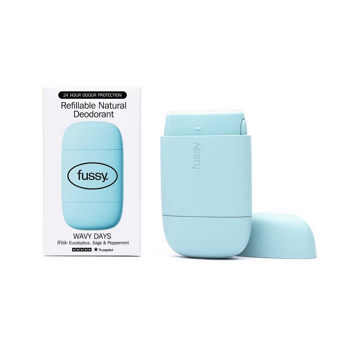 Fussy Refillable Deodorant Wavy Days 40G