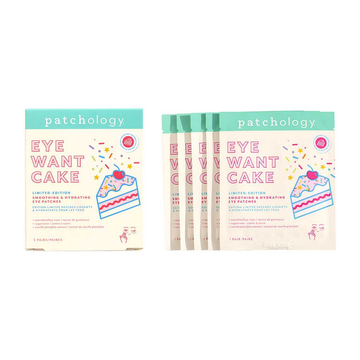 Patchology Eye Want Cake Limited Edition Smoothing & Hydrating Patches 5S