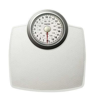 Salter White Classic Large Dial Scale