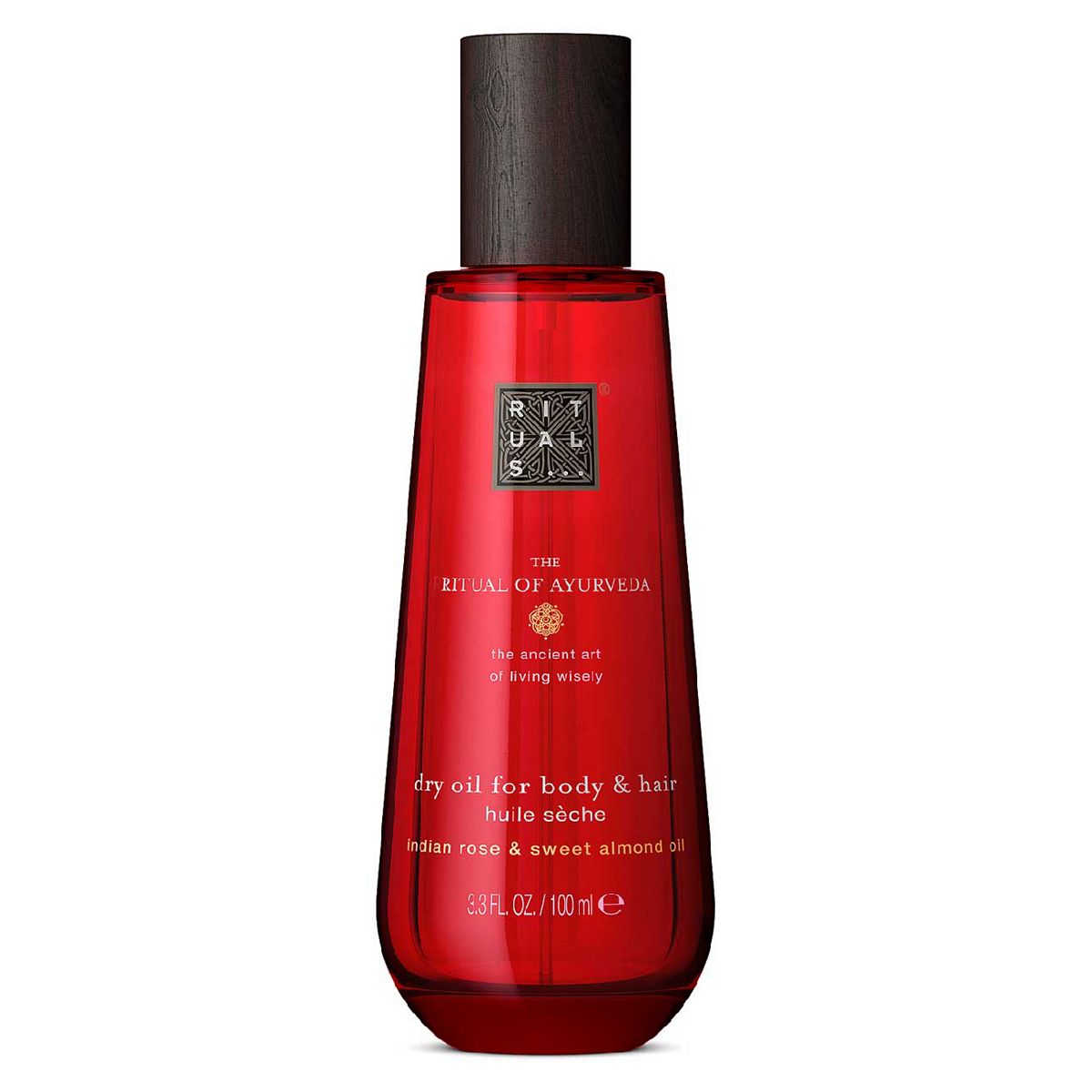 Rituals The Ritual Of Ayurveda Indian Rose & Sweet Almond Dry Body Oil 100ml