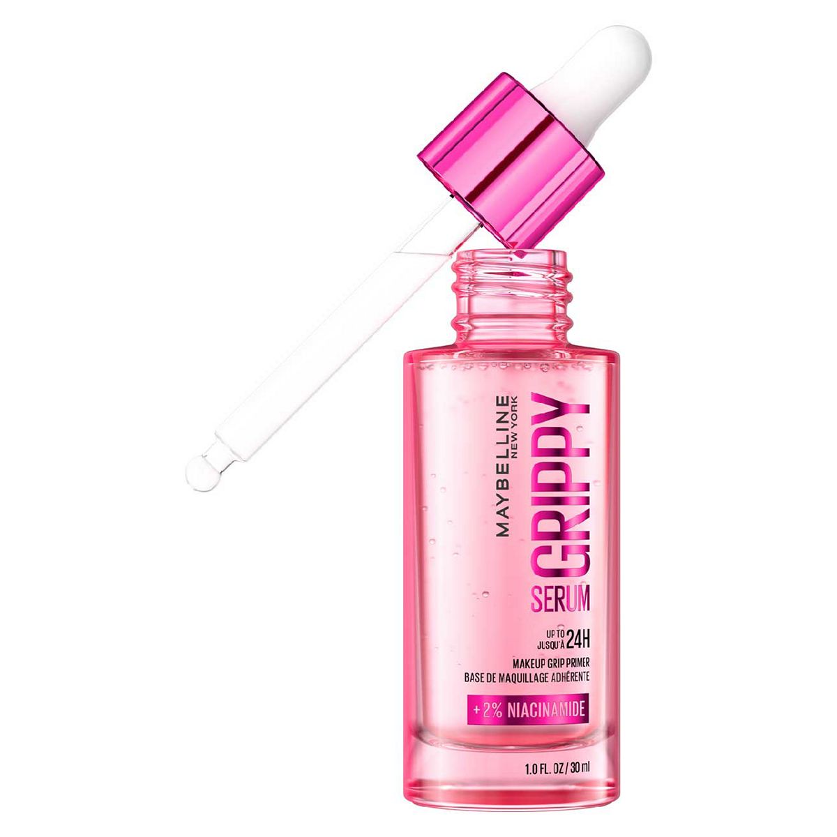 Maybelline New York, The Grippy Serum Makeup Primer, Up-To 24H Grip, 30ml