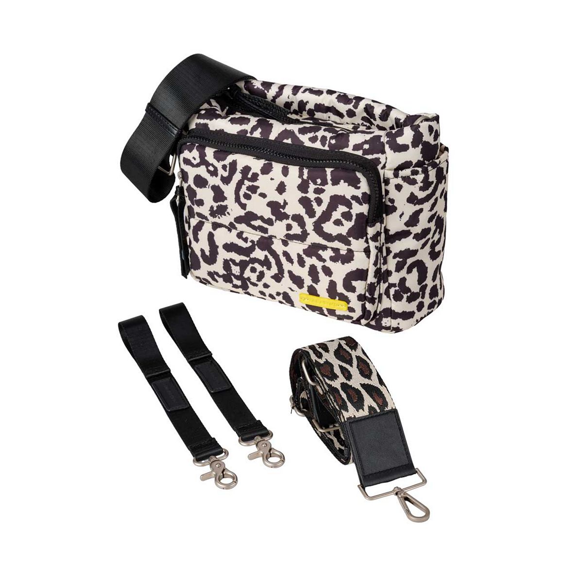 Bababing Joey Crossbody Organizer - Leopard Design