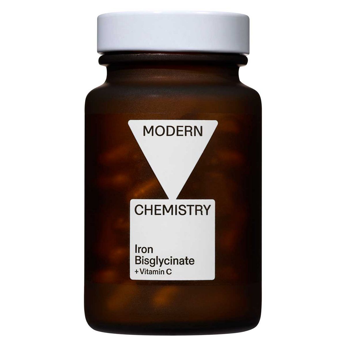 Modern Chemistry Iron Bisglycinate 20 Mg + Vitamin C Capsules 60S