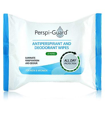 Perspi-Guard Antiperspirant & Deodorant Wipes 25s