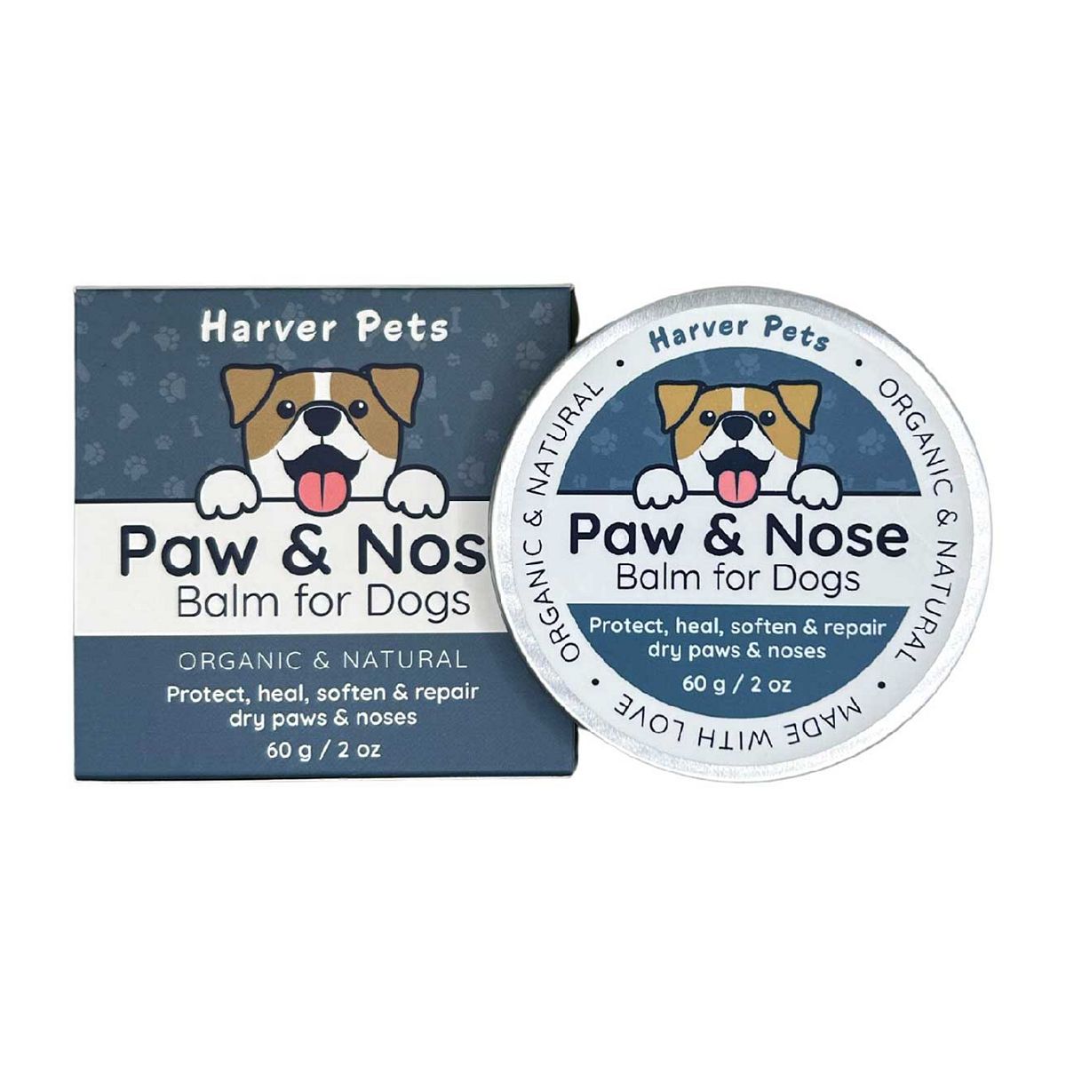 Harver Pets Organic Paw & Nose Balm For Dogs 60G