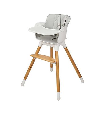 Bababing Una Highchair with Seat Pad and Feeding Tray