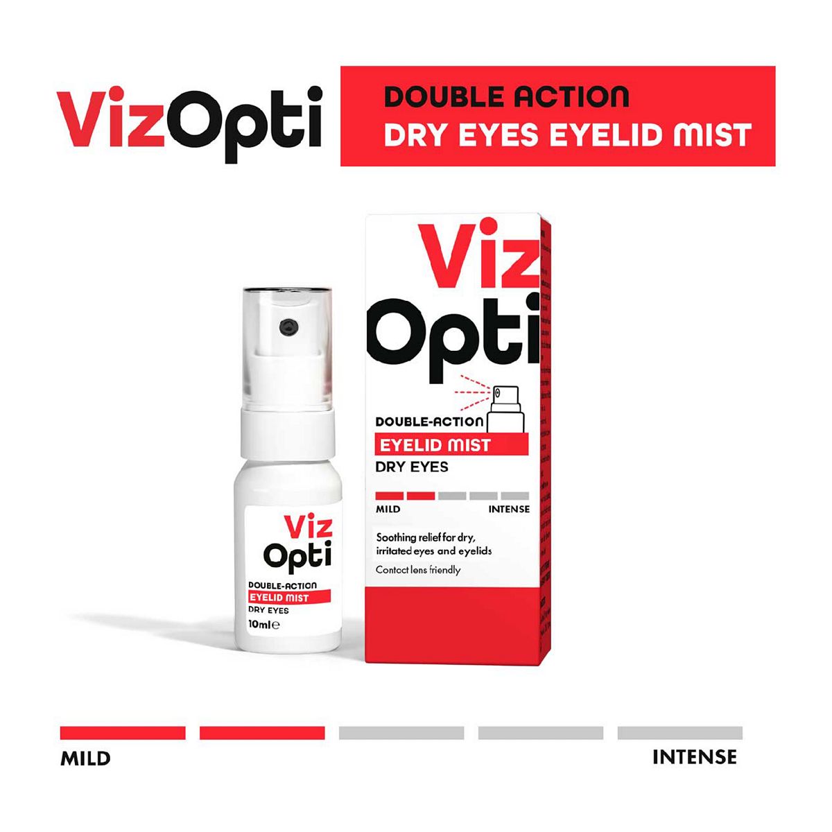 Vizopti Viz Opti Dry Eyes Eye Mist 10Ml