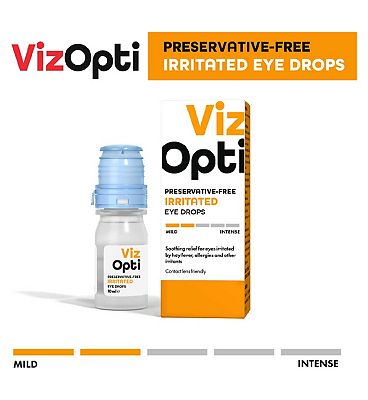 Click to view product details and reviews for Viz Opti Preservative Free Irritated Eye Drops 10ml.