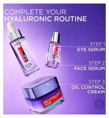 L'Oreal Paris Revitalift Filler 8h Oil Control Hyaluronic Gel Cream 50ml (3)