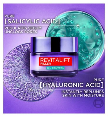 L'Oreal Paris Revitalift Filler 8h Oil Control Hyaluronic Gel Cream 50ml (4)