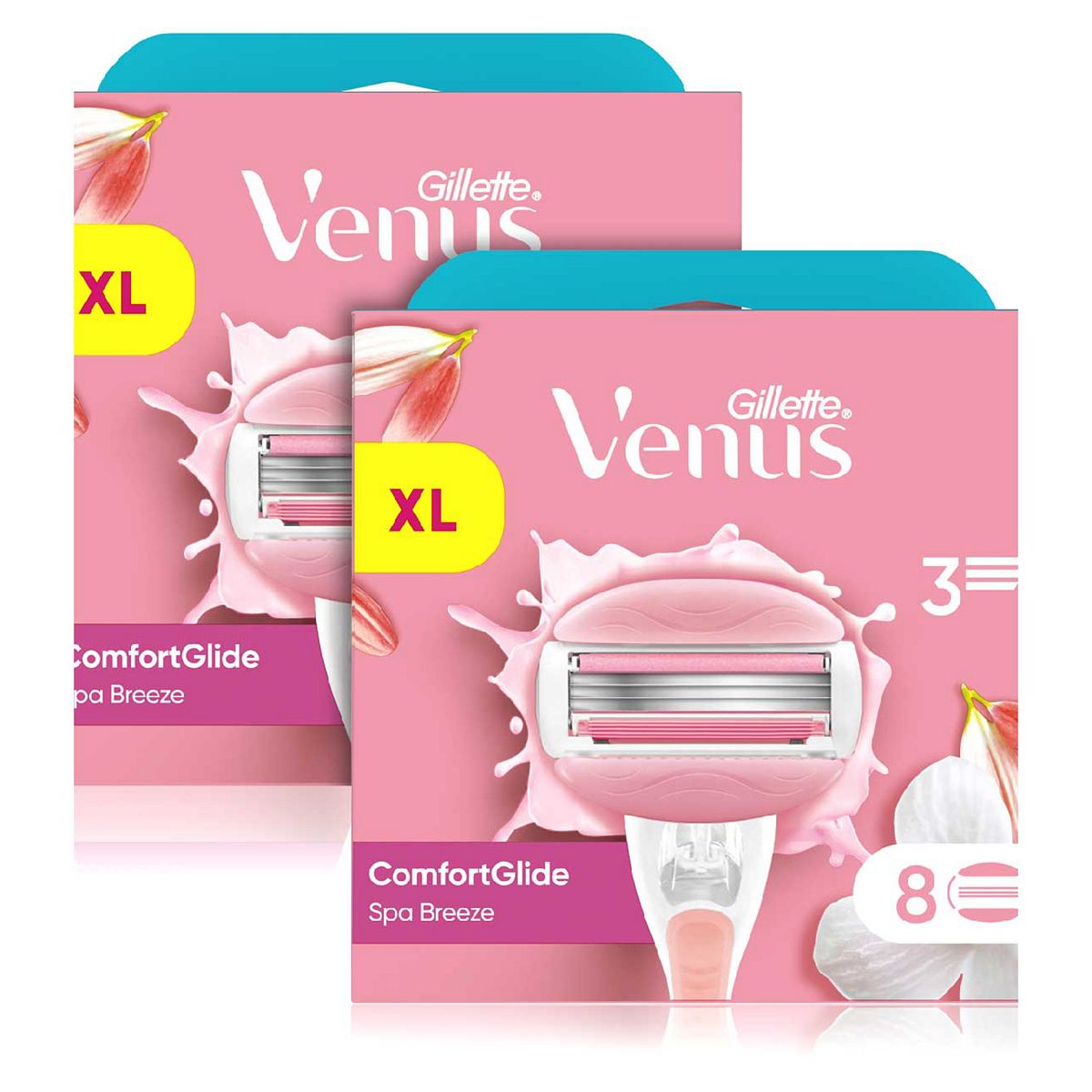 Gillette Venus Comfort Spa Breeze Razor Blades X16