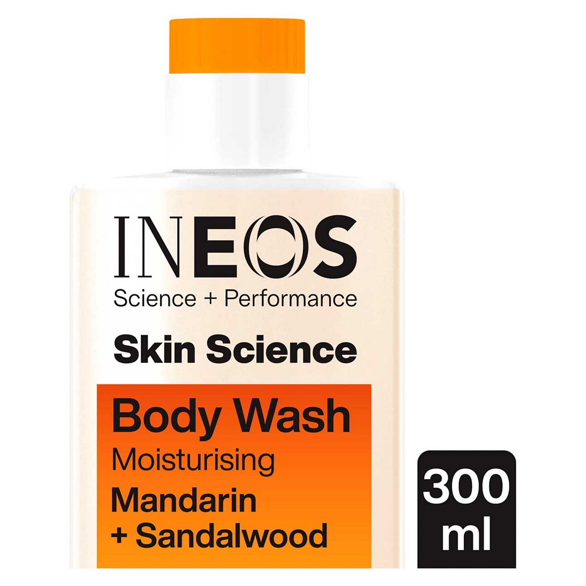 Ineos Skin Science Mandarin + Sandalwood Body Wash 300ml