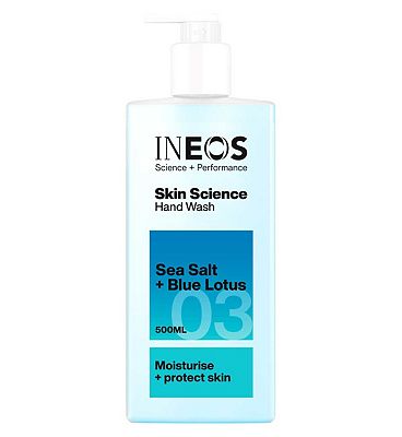 Ineos Skin Science Sea Salt + Blue Lotus Hand Wash 500ml