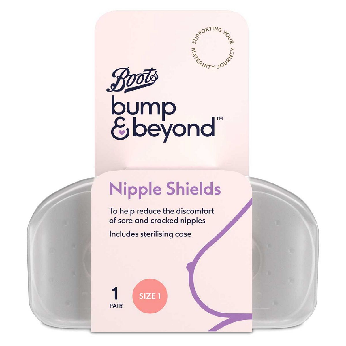   Bump & Beyond Nipple Shields Size 1 Multicolor