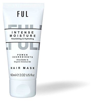 FUL Intense Moisture Hair Mask Mini 60ml  Deep Hydration for Dry, Damaged or Curly Hair