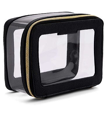 Boots Black Transparent Bag