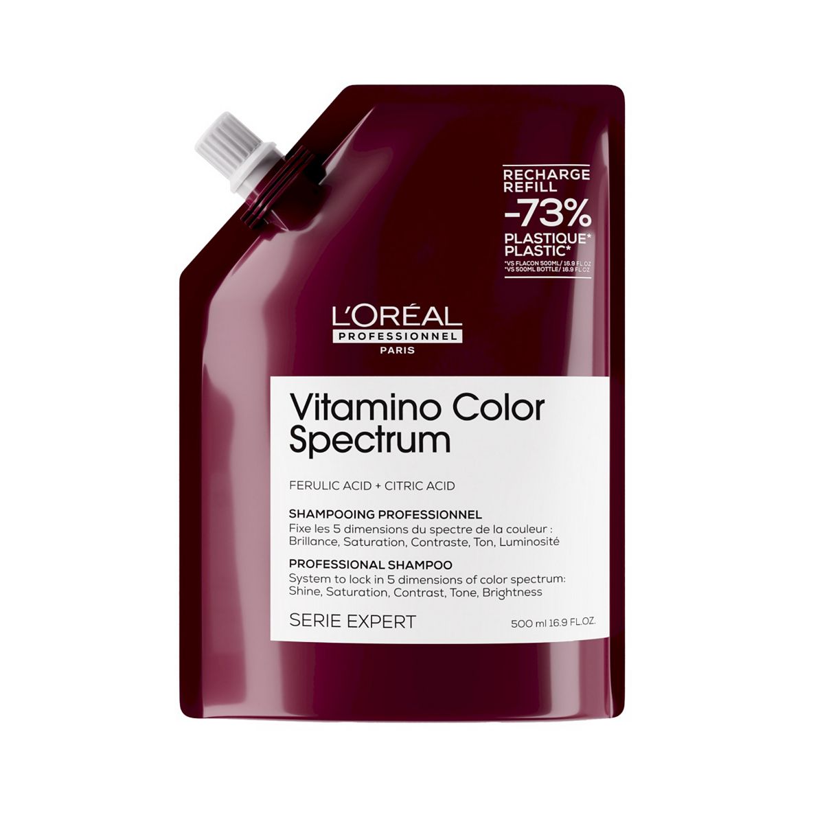 L'Oreal Professionnel Vitamino Color Spectrum Shampoo Refill Pack For Coloured Hair 500ml