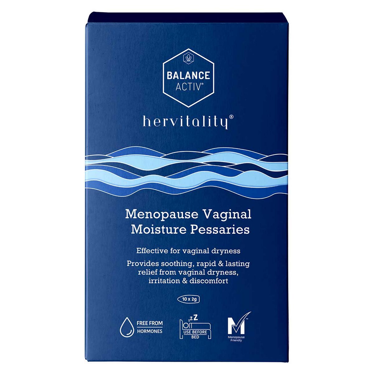 Balance Activ Hervitality Vaginal Dryness Pessaries 2G 10S