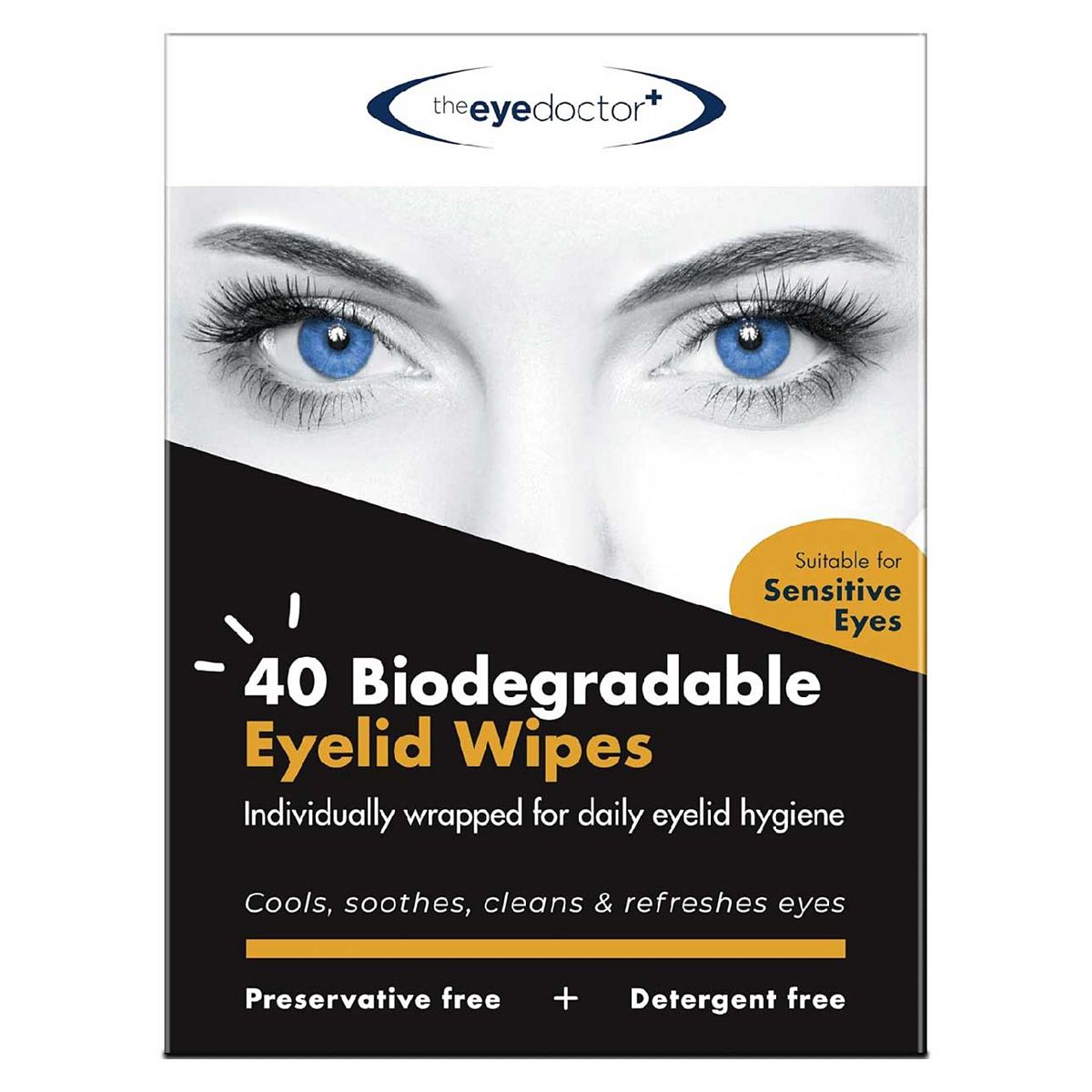 The Eye Doctor ® 40 Biodegradable Eyelid Wipes