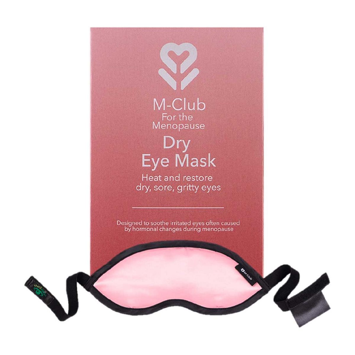M-club Heated Dry Eye Mask For Menopause & Relief - Reusable Moist Heat Compress