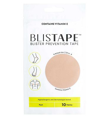 Click to view product details and reviews for Blistape Blister Prevention Tape With Vitamin E Pearl 10s.