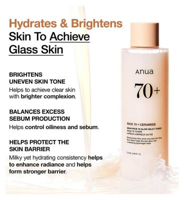 Anua Rice 70 Glow Milky Toner 250ml (17)
