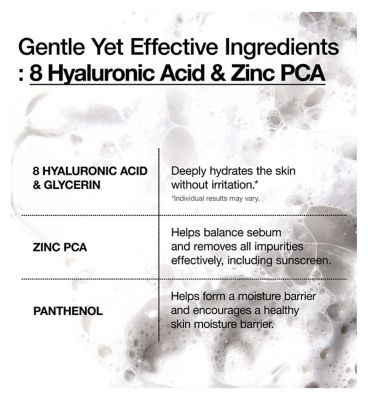 Anua 8 Hyaluronic Acid Hydrating Gentle Foaming Cleanser 150ml (6)