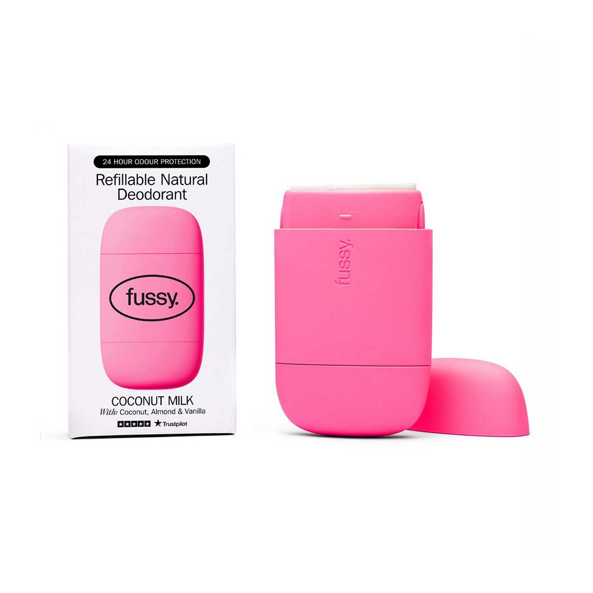 Fussy Refillable Natural Deodorant Coconut Milk 40G