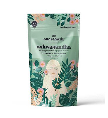 Our Remedy Ashwagandha 1000mg Capsules 60s