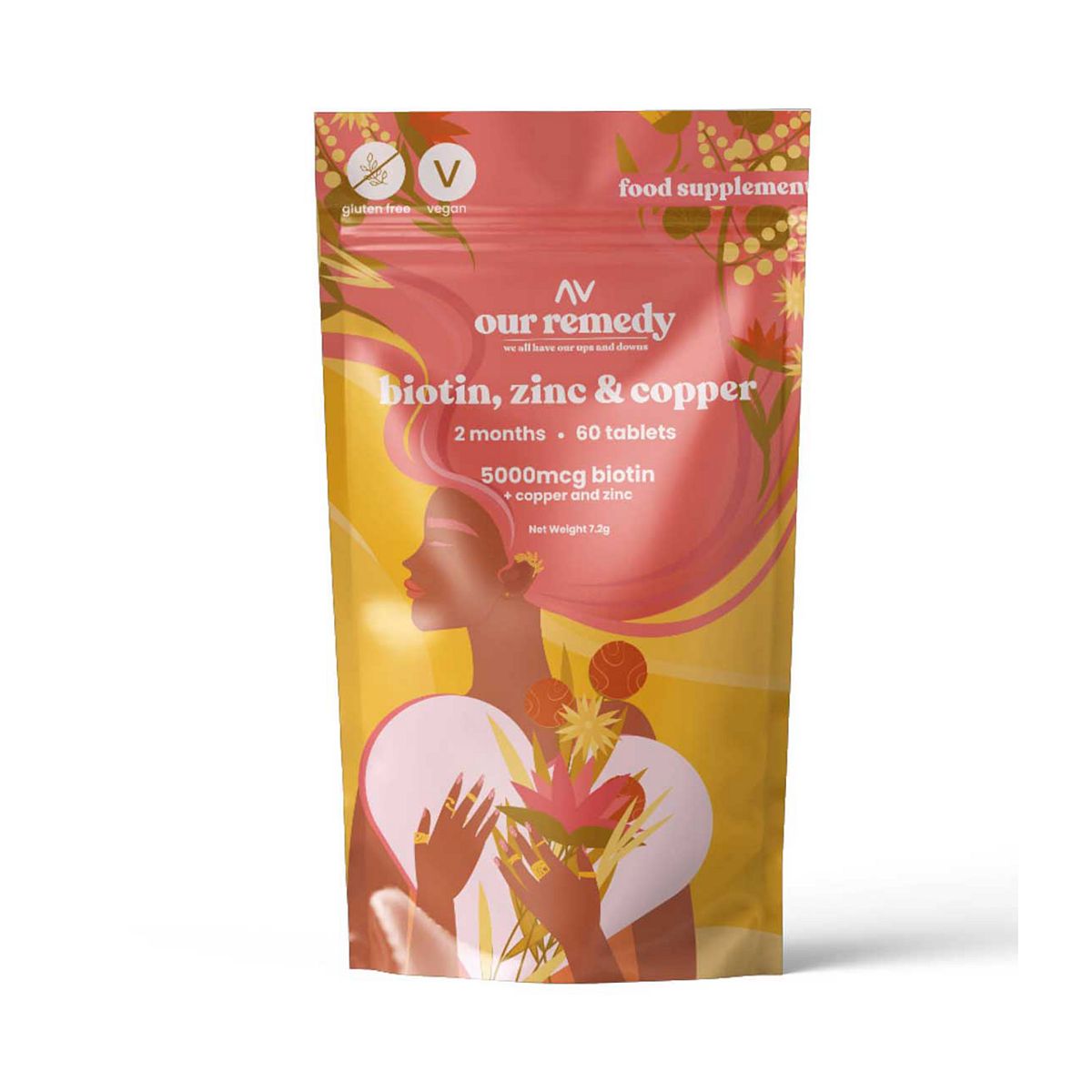 Our Remedy Limited Our Remedy 5000Mcg Biotin Copper And Zinc Tablets 60S