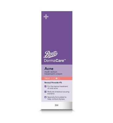 Boots Dermacare Acne Treatment Cream 30ml Boots