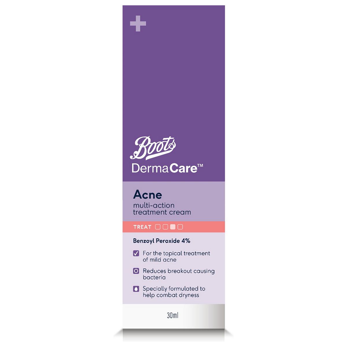 Boots Dermacare Acne Treatment Cream 30Ml