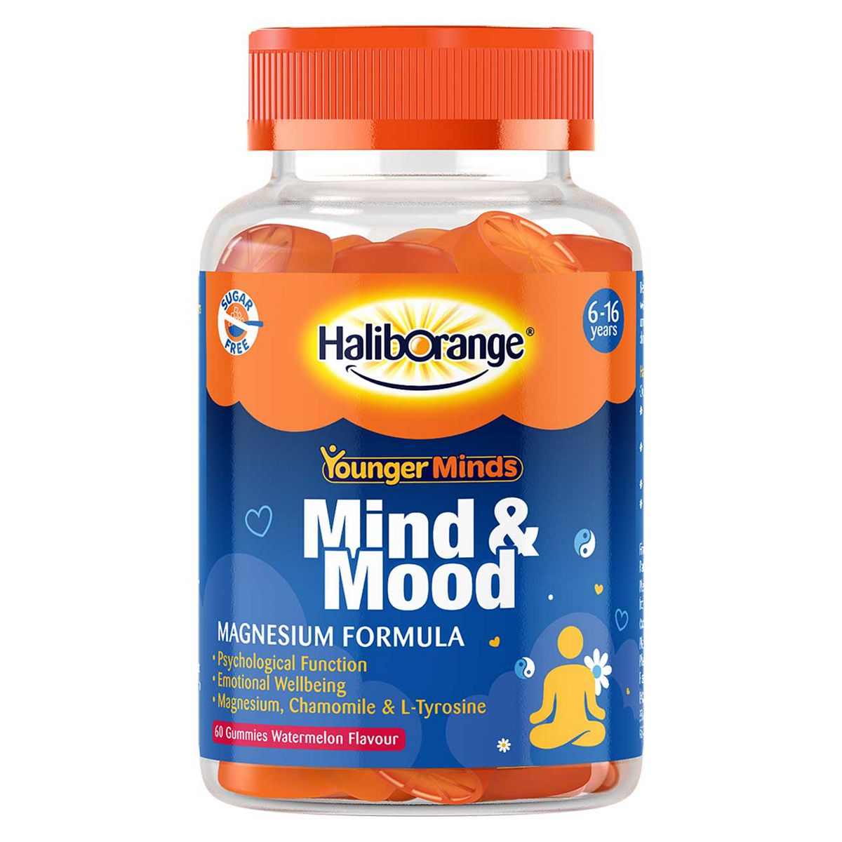 Haliborange Younger Minds Mind & Mood Watermelon Gummies 60S