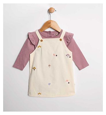 Maybe Baby Ribbed Body Suit & Cord 6 - 9 Months