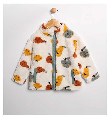 Maybe Junior Teddy Fruit All Over Print Jacket 3 - 4 Years